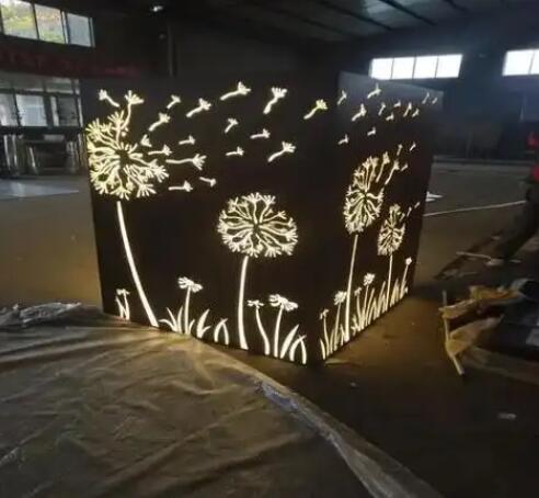 南皮耐候钢灯箱