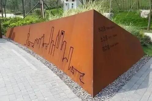 南皮耐候钢挡土墙